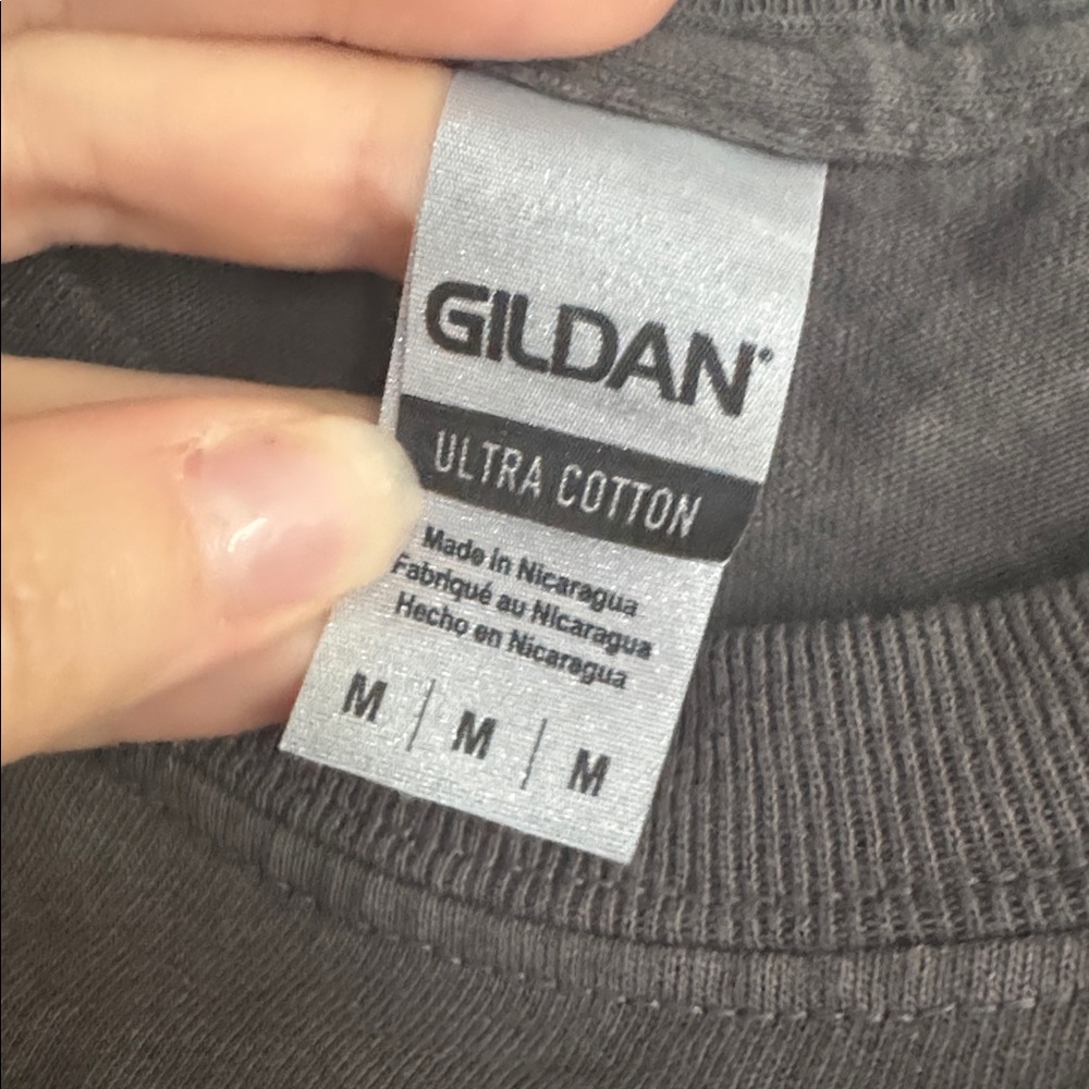 Morgan Wallen & Hardy Band Gray Graphic Cut Crop Top Tshirt - Picture 3 of 6